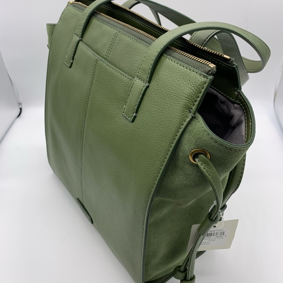 NWT Fossil Brooklyn Tote Chive - Picture 4 of 7